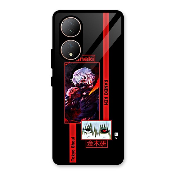 Tokyo Ghoul Kaneki Art Glass Back Case for Vivo Y100A