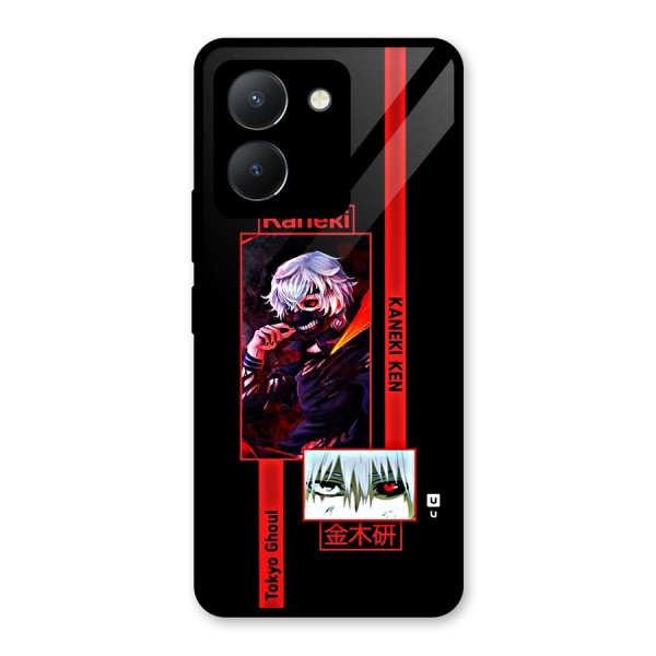 Tokyo Ghoul Kaneki Art Glass Back Case for Vivo Y36