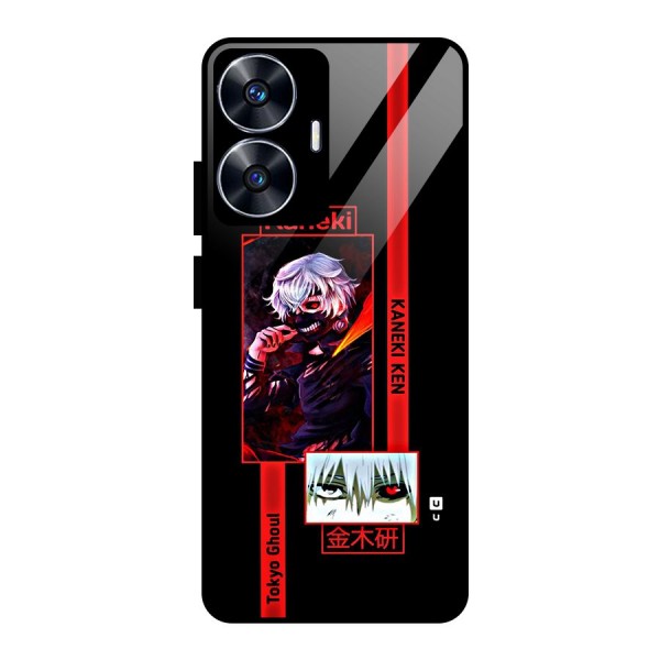 Tokyo Ghoul Kaneki Art Glass Back Case for realme C55