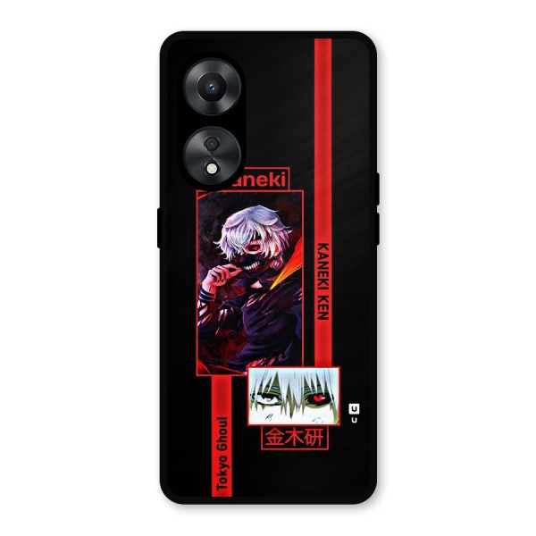 Tokyo Ghoul Kaneki Art Metal Back Case for Oppo A78