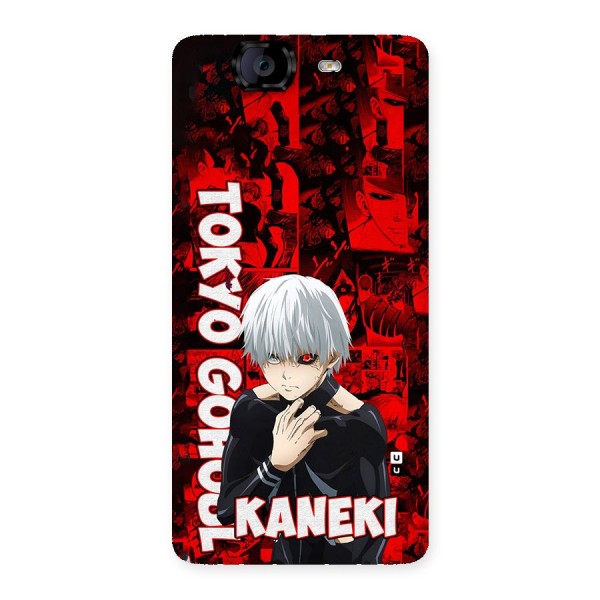 Tokyo Ghuoul Kaneki Back Case for Canvas Knight A350