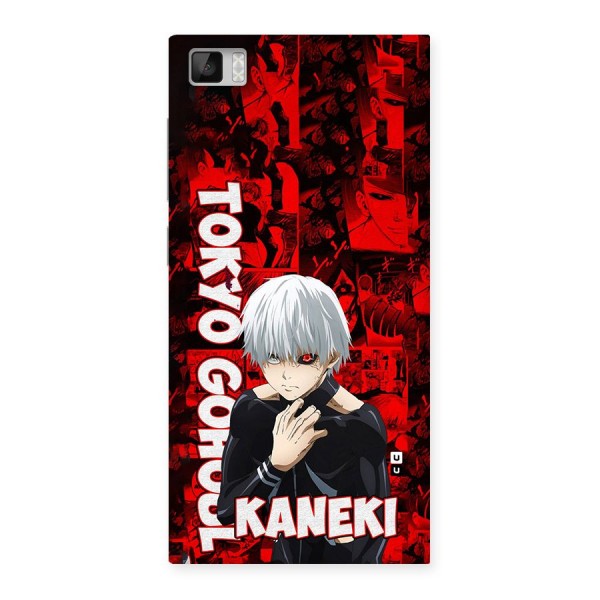 Tokyo Ghuoul Kaneki Back Case for Mi3