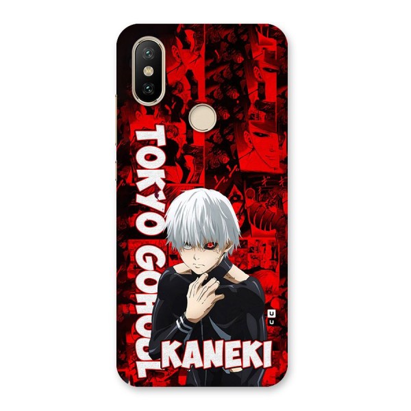 Tokyo Ghuoul Kaneki Back Case for Mi A2