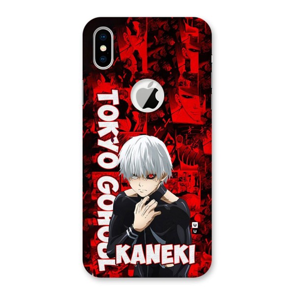 Tokyo Ghuoul Kaneki Back Case for iPhone XS Logo Cut