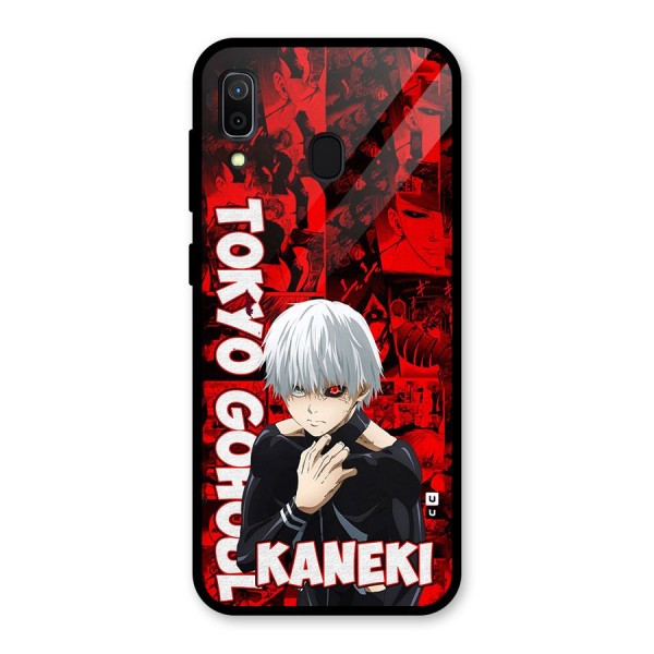 Tokyo Ghuoul Kaneki Glass Back Case for Galaxy A30