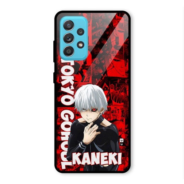 Tokyo Ghuoul Kaneki Glass Back Case for Galaxy A52