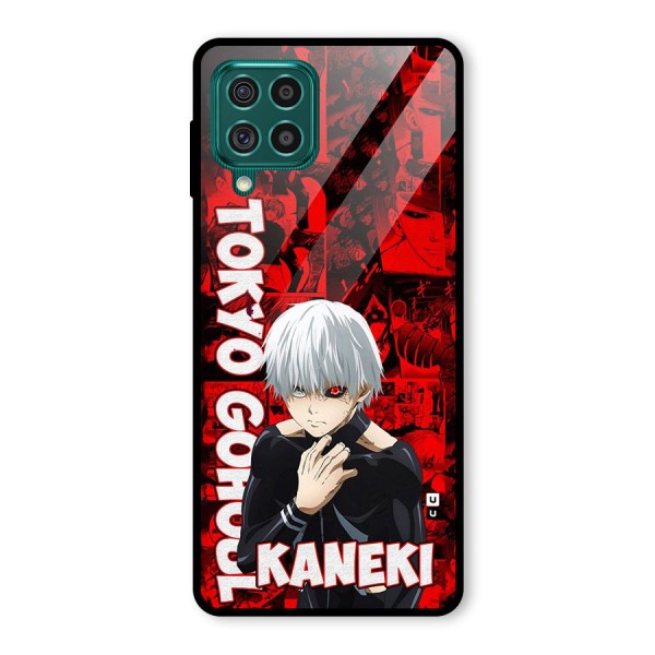 Tokyo Ghuoul Kaneki Glass Back Case for Galaxy F62