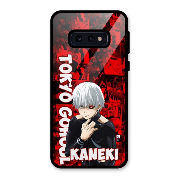 Tokyo Ghuoul Kaneki Glass Back Case for Galaxy S10e