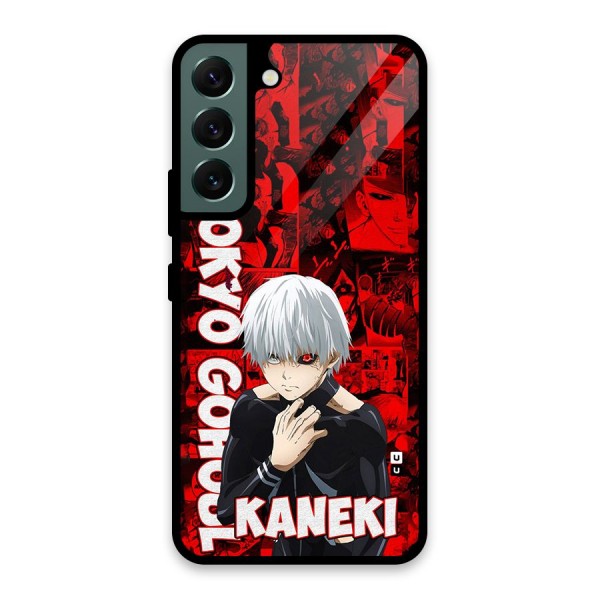 Tokyo Ghuoul Kaneki Glass Back Case for Galaxy S22 5G