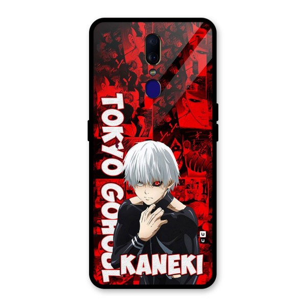 Tokyo Ghuoul Kaneki Glass Back Case for Oppo F11