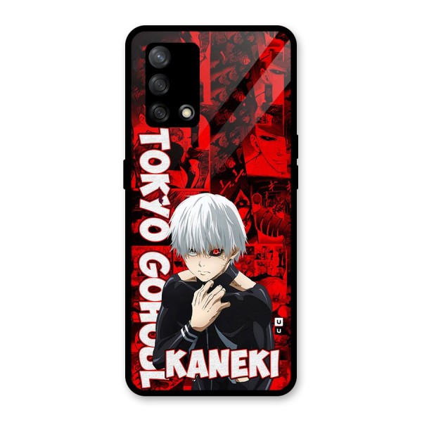 Tokyo Ghuoul Kaneki Glass Back Case for Oppo F19