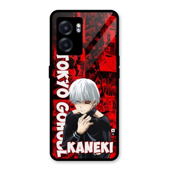 Tokyo Ghuoul Kaneki Glass Back Case for Oppo K10 (5G)