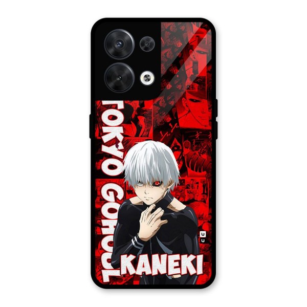 Tokyo Ghuoul Kaneki Glass Back Case for Oppo Reno8 5G