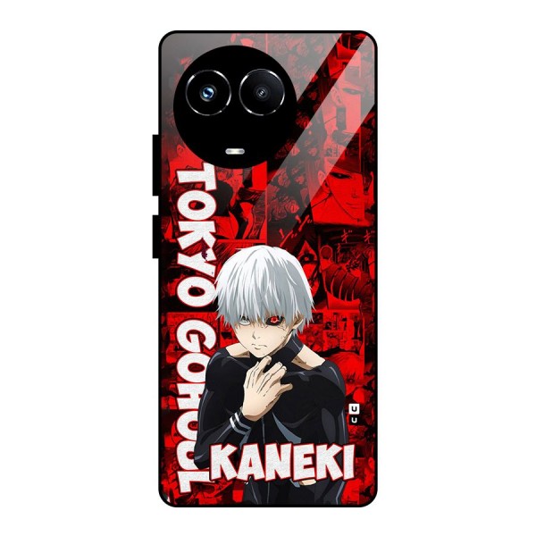 Tokyo Ghuoul Kaneki Glass Back Case for Realme 11X