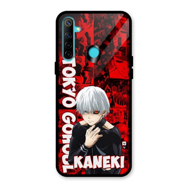 Tokyo Ghuoul Kaneki Glass Back Case for Realme 5