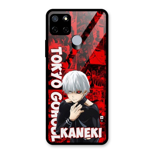 Tokyo Ghuoul Kaneki Glass Back Case for Realme C15