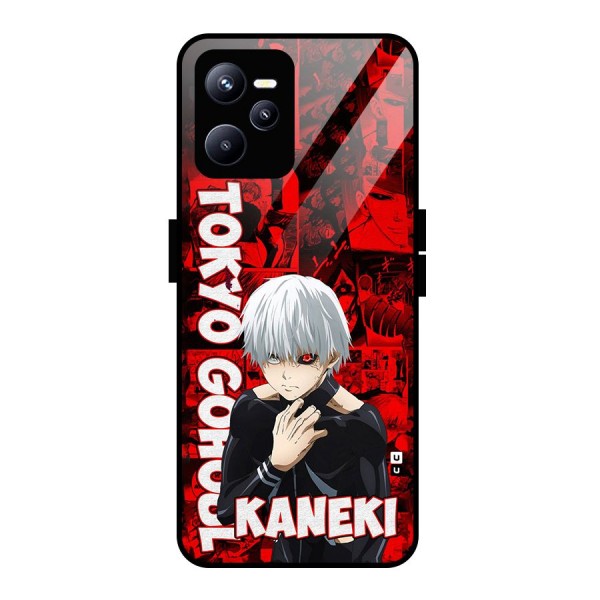 Tokyo Ghuoul Kaneki Glass Back Case for Realme C35