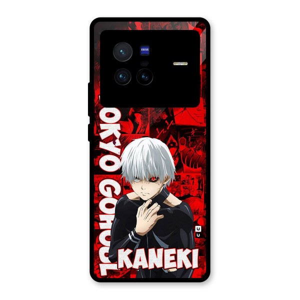 Tokyo Ghuoul Kaneki Glass Back Case for Vivo X80