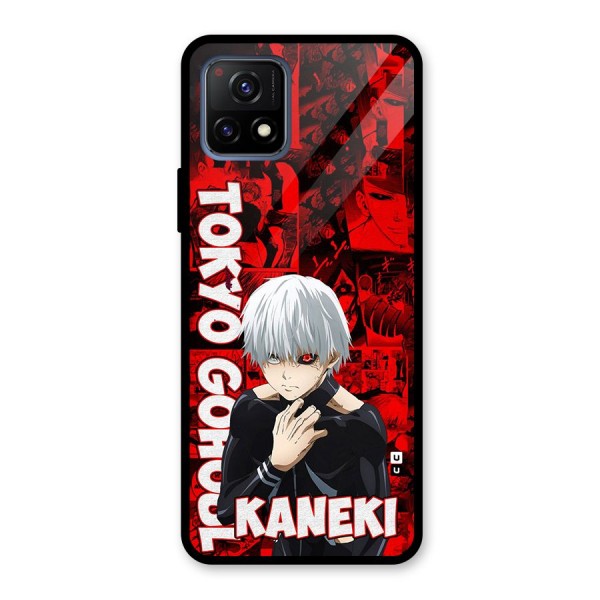 Tokyo Ghuoul Kaneki Glass Back Case for Vivo Y72 5G