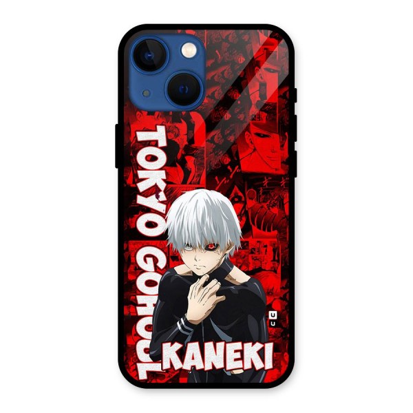 Tokyo Ghuoul Kaneki Glass Back Case for iPhone 13 Mini