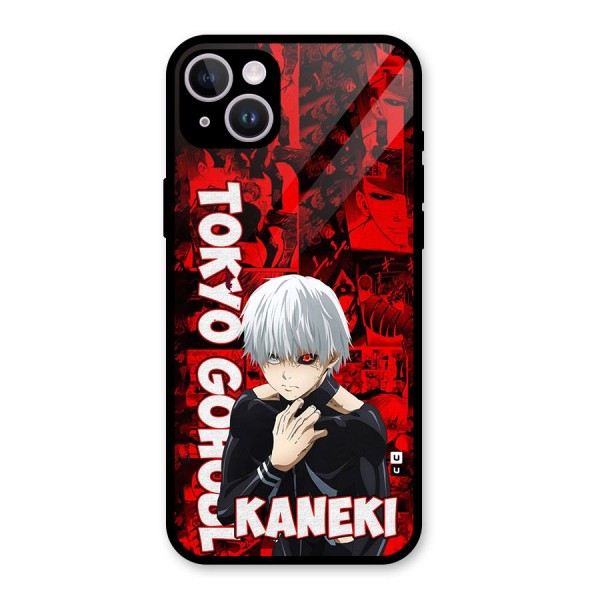 Tokyo Ghuoul Kaneki Glass Back Case for iPhone 14 Plus