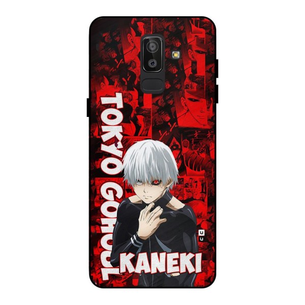 Tokyo Ghuoul Kaneki Metal Back Case for Galaxy J8