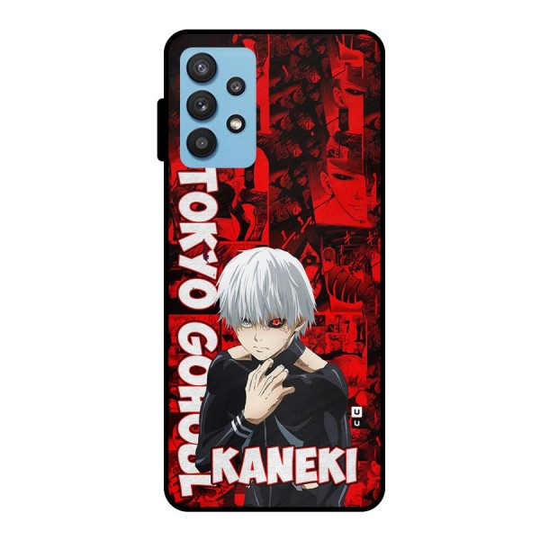 Tokyo Ghuoul Kaneki Metal Back Case for Galaxy M32 5G