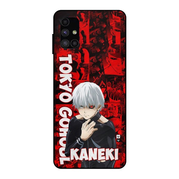 Tokyo Ghuoul Kaneki Metal Back Case for Galaxy M51