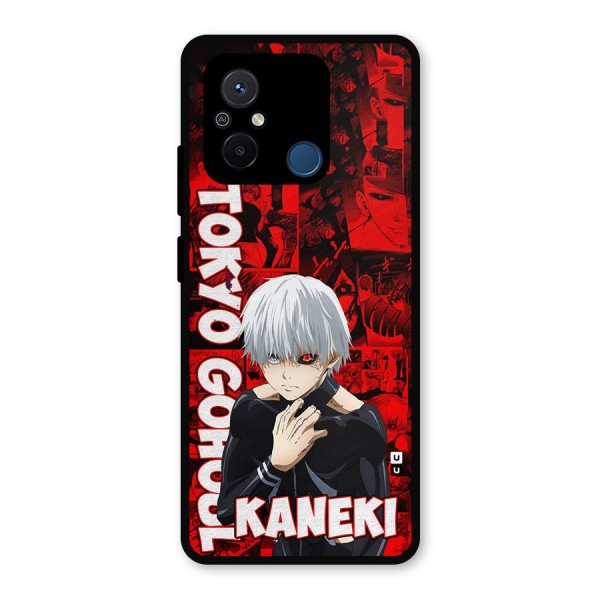 Tokyo Ghuoul Kaneki Metal Back Case for Poco C55