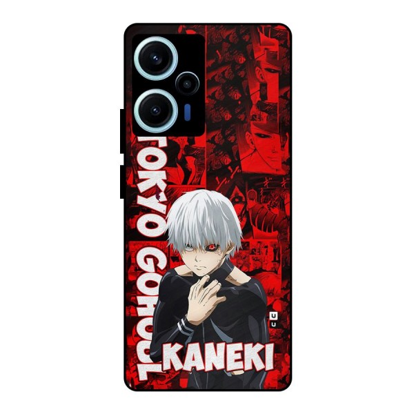 Tokyo Ghuoul Kaneki Metal Back Case for Poco F5