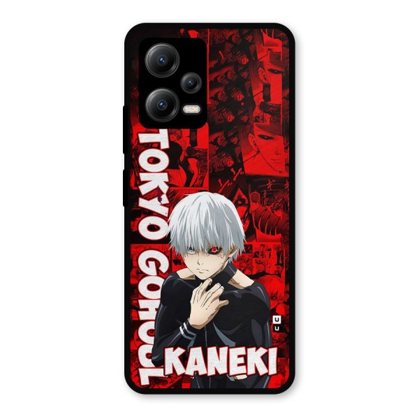 Tokyo Ghuoul Kaneki Metal Back Case for Poco X5