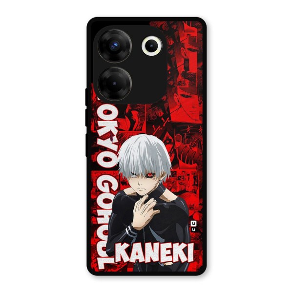 Tokyo Ghuoul Kaneki Metal Back Case for Tecno Camon 20