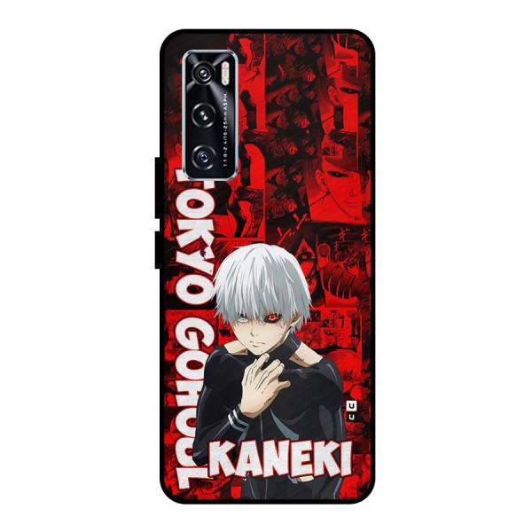 Tokyo Ghuoul Kaneki Metal Back Case for Vivo V20 SE