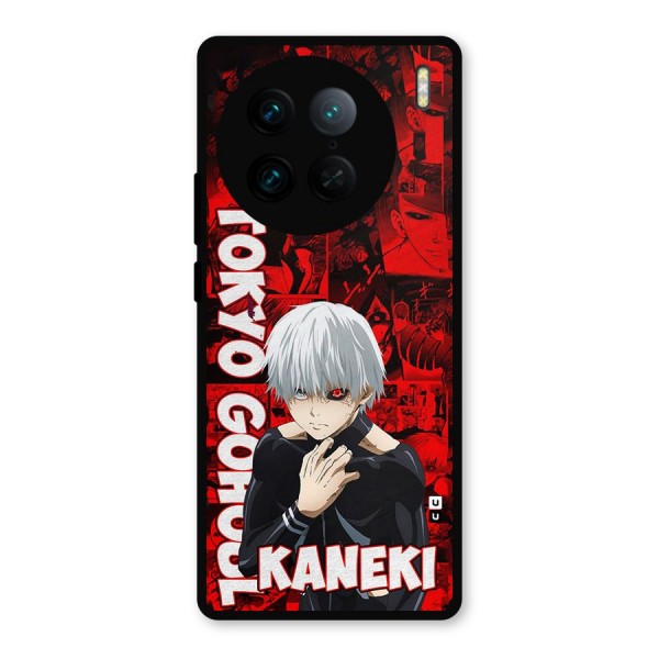 Tokyo Ghuoul Kaneki Metal Back Case for Vivo X90 Pro