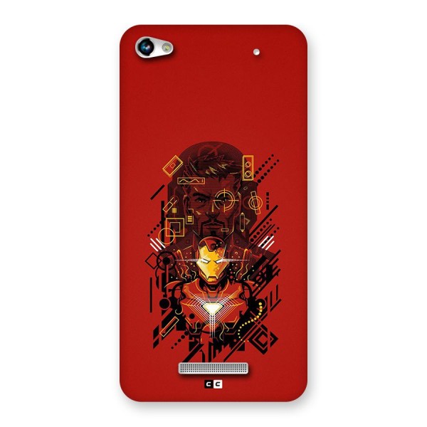 Tony Stark Back Case for Canvas Hue 2 A316