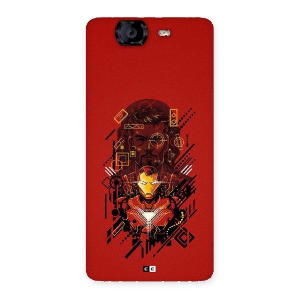 Tony Stark Back Case for Canvas Knight A350