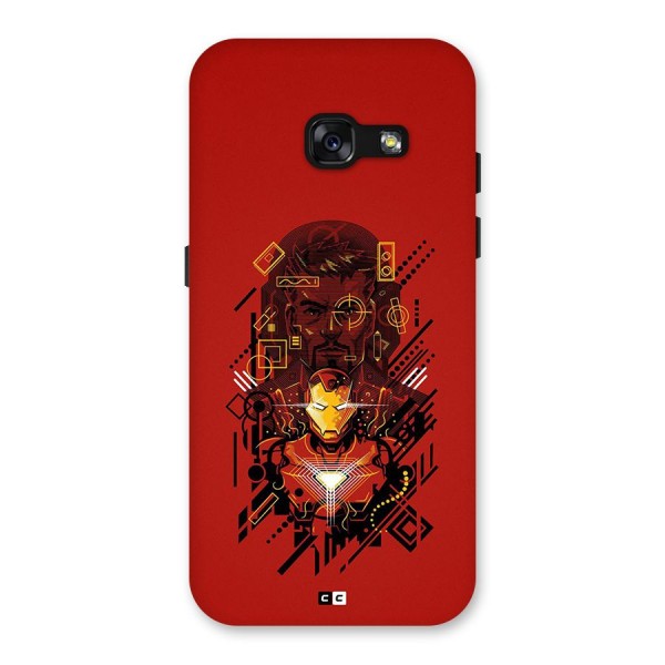 Tony Stark Back Case for Galaxy A3 (2017)