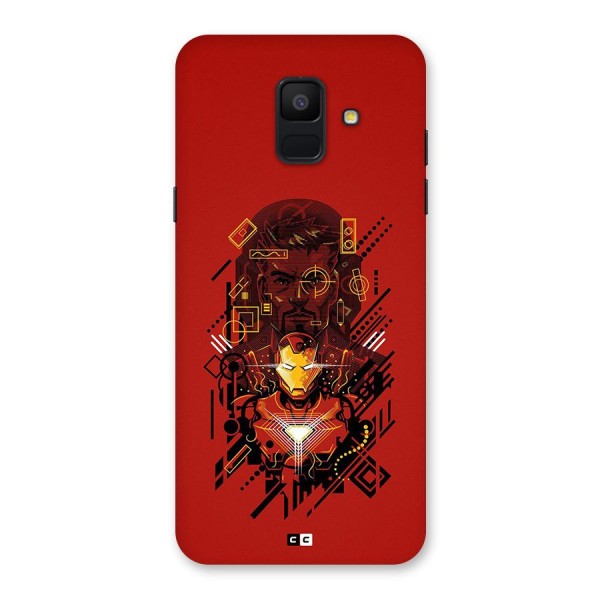 Tony Stark Back Case for Galaxy A6 (2018)