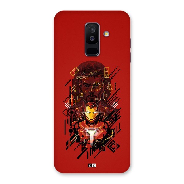 Tony Stark Back Case for Galaxy A6 Plus