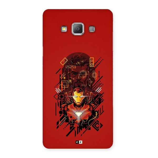 Tony Stark Back Case for Galaxy A7