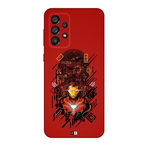 Tony Stark Back Case for Galaxy A73 5G