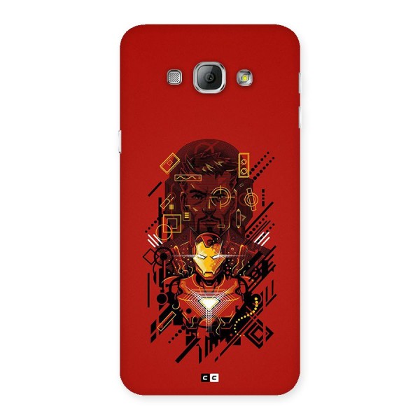 Tony Stark Back Case for Galaxy A8