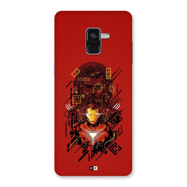 Tony Stark Back Case for Galaxy A8 Plus