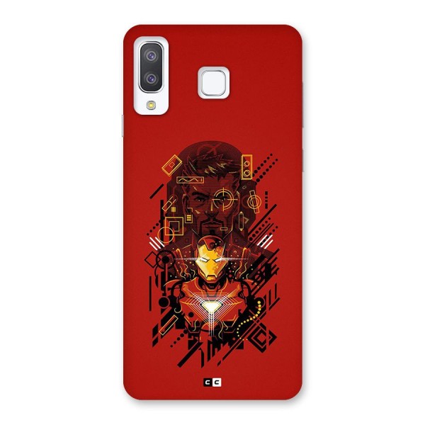 Tony Stark Back Case for Galaxy A8 Star