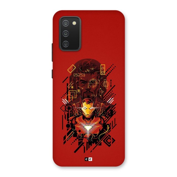 Tony Stark Back Case for Galaxy F02s