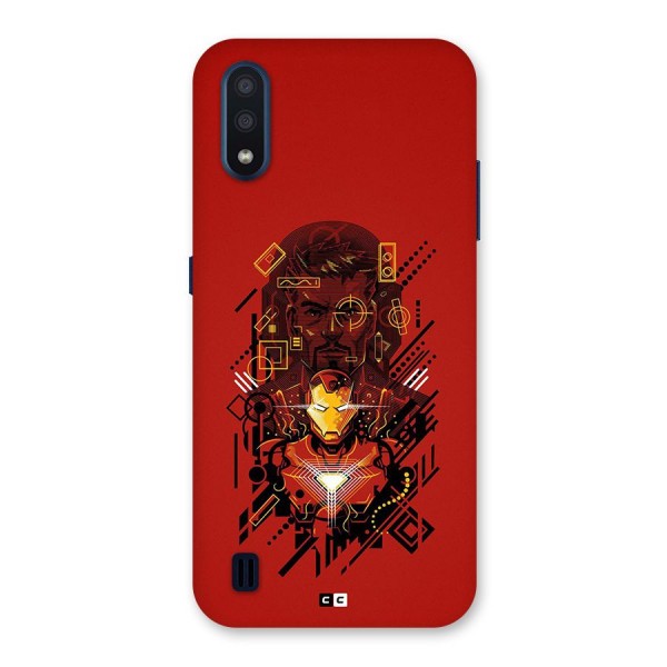 Tony Stark Back Case for Galaxy M01