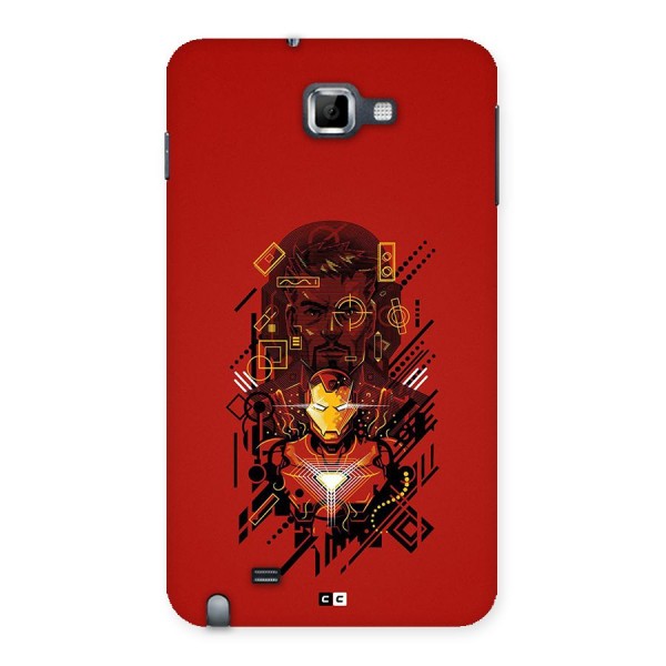 Tony Stark Back Case for Galaxy Note