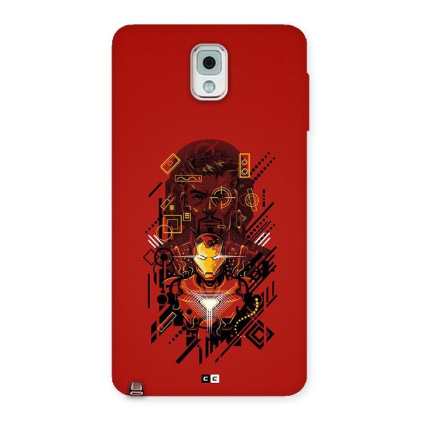 Tony Stark Back Case for Galaxy Note 3