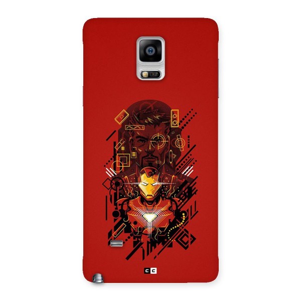 Tony Stark Back Case for Galaxy Note 4