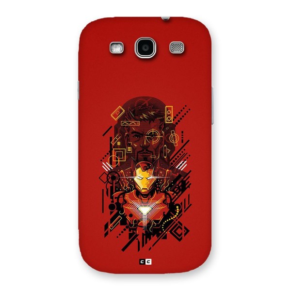 Tony Stark Back Case for Galaxy S3